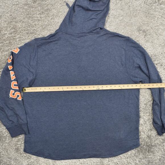 True Fan Men's Size 2XL Pullover Sweater Hoodie Jacket Huston Astros Cotton Blen - Picture 8 of 8